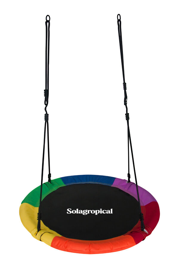 Hot Sale Portable Colorful Indoor Durable 100cm 95cm 90cm Round Nest Swing Chair Garden Patio Swings Chair for Kids and Children